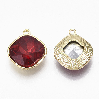 Golden Plated Alloy Pendants PALLOY-N154-03B-1