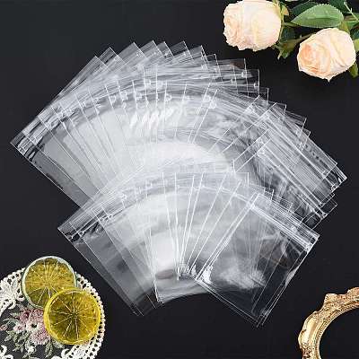 60Pcs 5 Styles Polypropylene Zip Top Bags OPP-FS0001-21-1