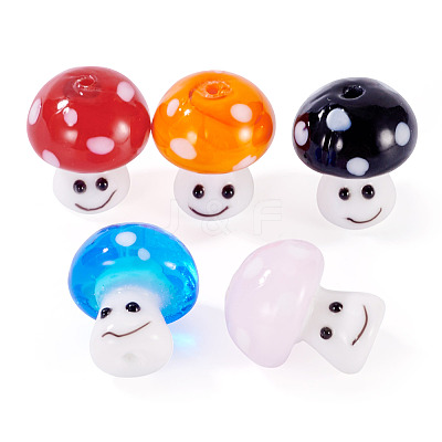 5Pcs Handmade Lampwork Beads LAMP-TA0001-96-1