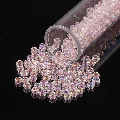 FGB 8/0 Grade A Round Glass Seed Beads SEED-N002-E-307-1