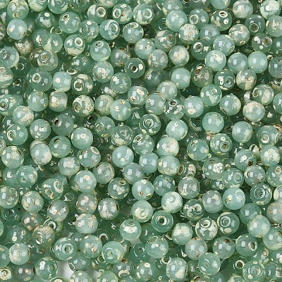 Picasso Baking Paint Glass Seed Beads SEED-N007-35D-1