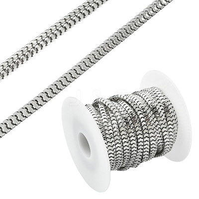 5M 304 Stainless Steel Snake Chains CHS-CJ0001-40-1