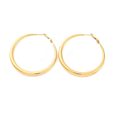 304 Stainless Steel Hoop Earrings X-EJEW-Z093-01G-01-1