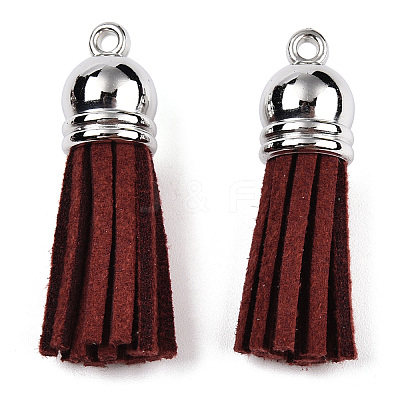 Faux Suede Tassel Pendant Decorations X-FIND-T002-A13-1