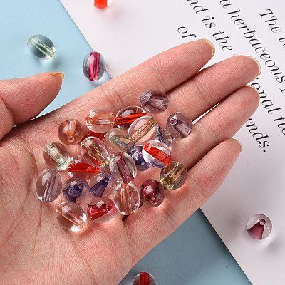 Transparent Acrylic Beads TACR-S154-05A-1