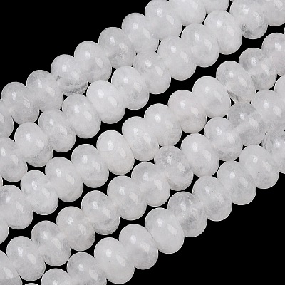 Dyed Natural White Jade Beads Strands G-G107-A35-01-1