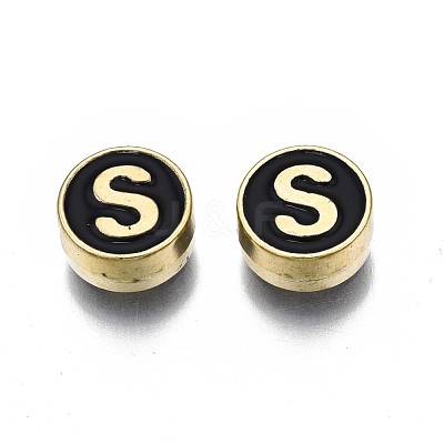 Alloy Enamel Beads ENAM-N052-006-02S-RS-1