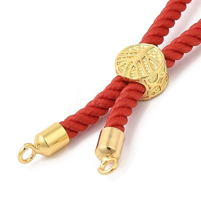 Twisted Nylon Cord Silder Bracelets DIY-B066-03G-15-1