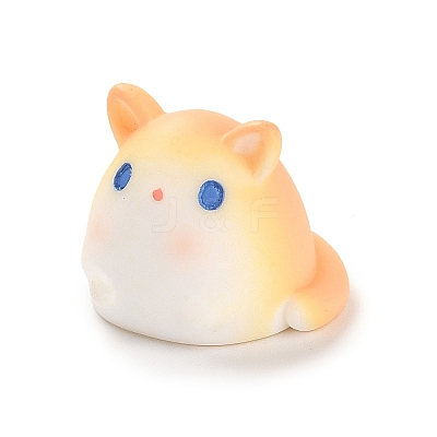 Cute Resin Animal Ornaments RESI-I052-01K-1