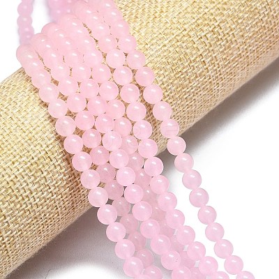 Natural Malaysia Jade Beads Strands G-L645-C01-6mm-22-1