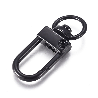 Baking Paint Alloy Swivel Clasps PALLOY-TAC0011-45A-1