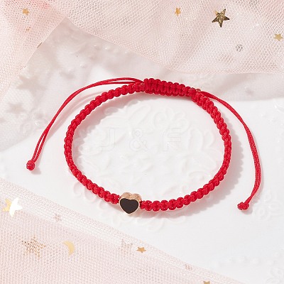 Nylon Thread Braided Bead Adjustable Bracelets BJEW-JB09768-02-1