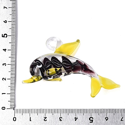 Handmade Lampwork Big Pendants LAMP-T023-14J-1