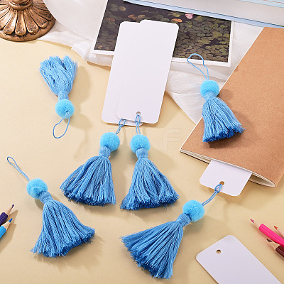 6Pcs Blank Kraft Paper Bookmark AJEW-TADJ0001-31H-1