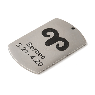 Non-Tarnish 304 Stainless Steel Pendants STAS-C098-01C-P-1