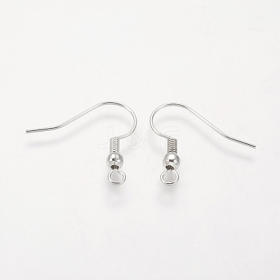 Brass Earring Hooks X-KK-Q261-4-NF-1