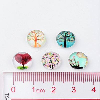 Glass Cabochons GGLA-JP0001-12-1