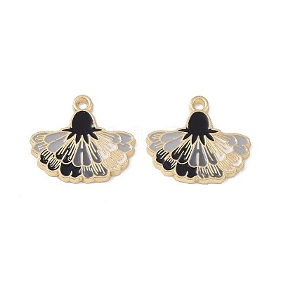 Rack Plating Alloy Enamel Pendants FIND-I038-07B-1