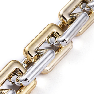 Handmade CCB Plastic Cable Chains AJEW-JB00666-01-1