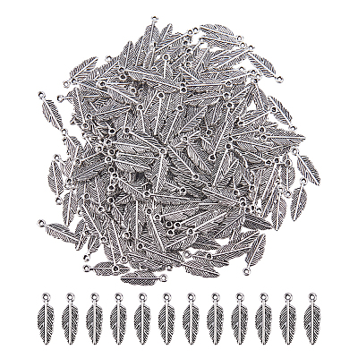 300Pcs Tibetan Style Alloy Pendants TIBEP-DC0001-53-1