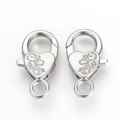 Alloy Lobster Claw Clasps PALLOY-R070-11P-1