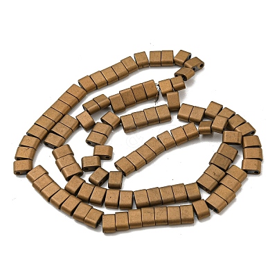 Electroplated Non-magnetic Synthetic Hematite Beads Strands G-C106-B01-13B-1