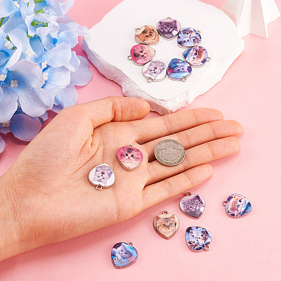 14Pcs 7 Styles Alloy Pendant FIND-TA0010-73-1