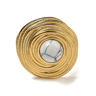 Ion Plating(IP) 304 Stainless Steel Open Cuff Rings STAS-Z060-13G-01-1