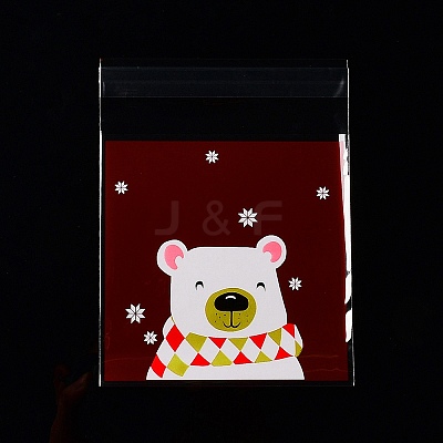 Christmas Theme Plastic Bakeware Bag ABAG-F007-04A-1