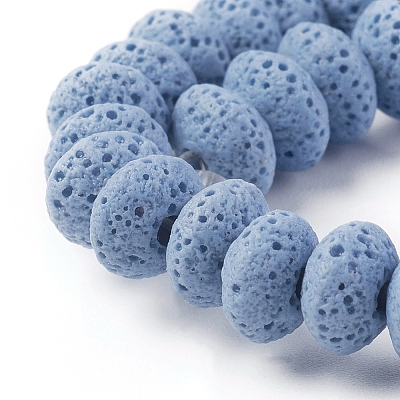 Natural Lava Rock Beads Strands G-F671-01A-07-1