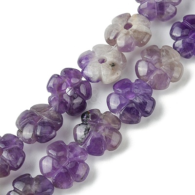 Natural Amethyst Beads Strands G-H023-B08-01-1
