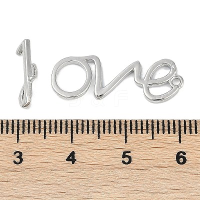 Brass Toggle Clasps KK-K391-17P-1