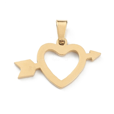 Ion Plating(IP) 304 Stainless Steel Pendants STAS-Z035-07G-1