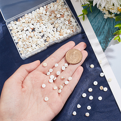 3 Strands Natural Shell Beads Strands SSHEL-NB0001-44A-1