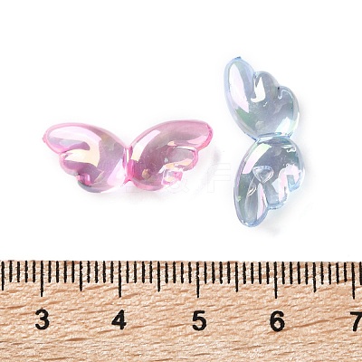 Transparent UV Plating Acrylic Beads PACR-D288-15-1