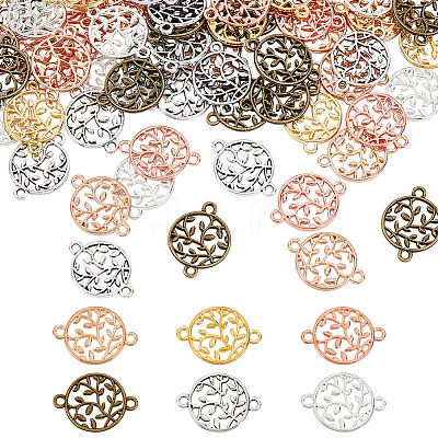 90Pcs 6 Colors Zinc Alloy Connector Charms FIND-PH0007-60-1