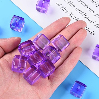 Transparent Acrylic Beads MACR-S374-14-B03-1