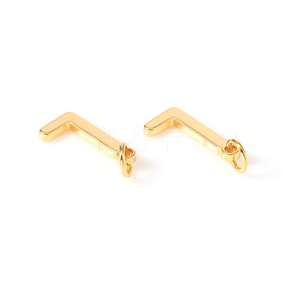 Brass Charms KK-I672-01L-G-1