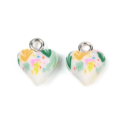 Handmade Polymer Clay Charms CLAY-G112-01I-1