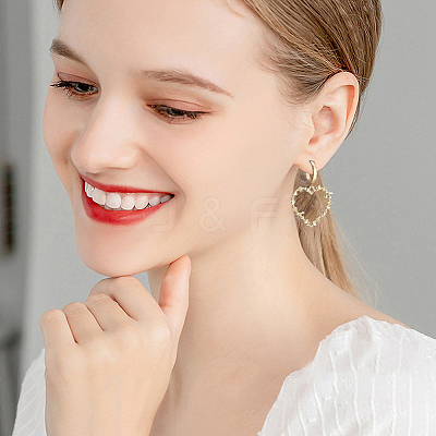 16Pcs 2 Colors 201 Stainless Steel Huggie Hoop Earrings Findings STAS-BBC0008-39A-1