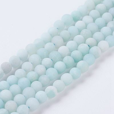 Natural Amazonite Beads Strands X-G-J376-19F-4mm-1