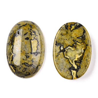Natural Ripple Jasper Cabochons G-C028-04B-1