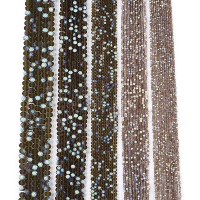Transparent Glass Beads Strands EGLA-A044-T8mm-MB16-1