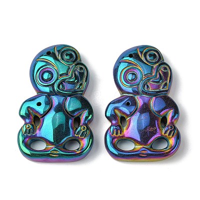 Electroplate Synthetic Non-magnetic Hematite Big Pendants G-G113-01F-1