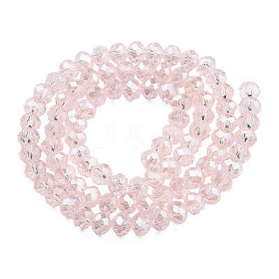 Electroplate Glass Beads Strands EGLA-A034-T1mm-A03-1