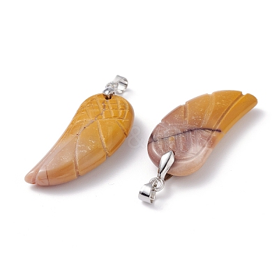 Natural Mookaite Pendants G-I314-01P-04-1