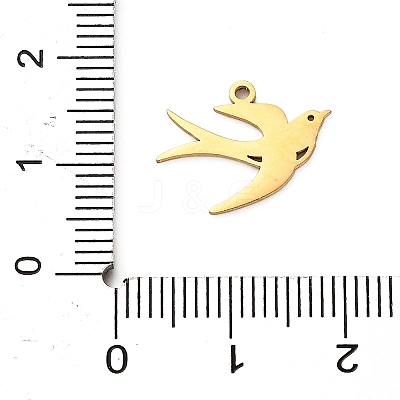 304 Stainless Steel Pendants LS-STAS-M117-02E-G-1