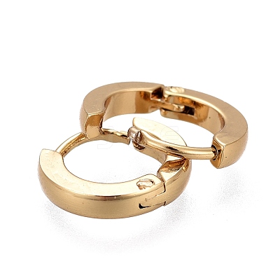 304 Stainless Steel Huggie Hoop Earrings EJEW-L252-043B-G-1