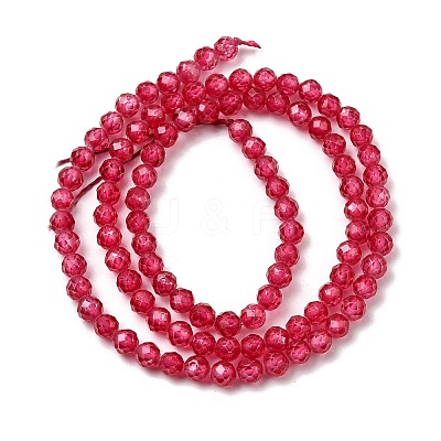 Cubic Zirconia Beads Strands G-G792-47-13C-1