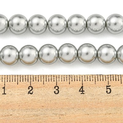 Glass Pearl Beads Strands HY-G002-01D-04-1